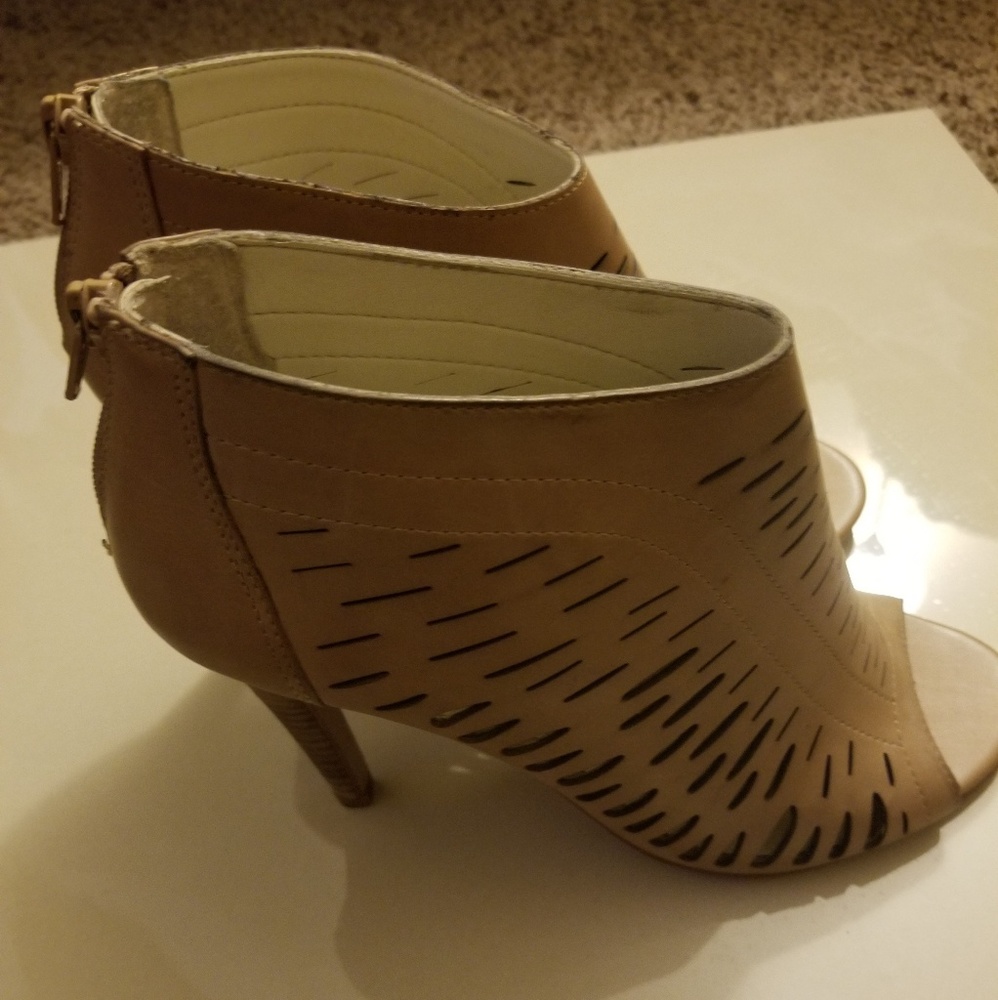 Tan Ankle Boots, Peek Toe